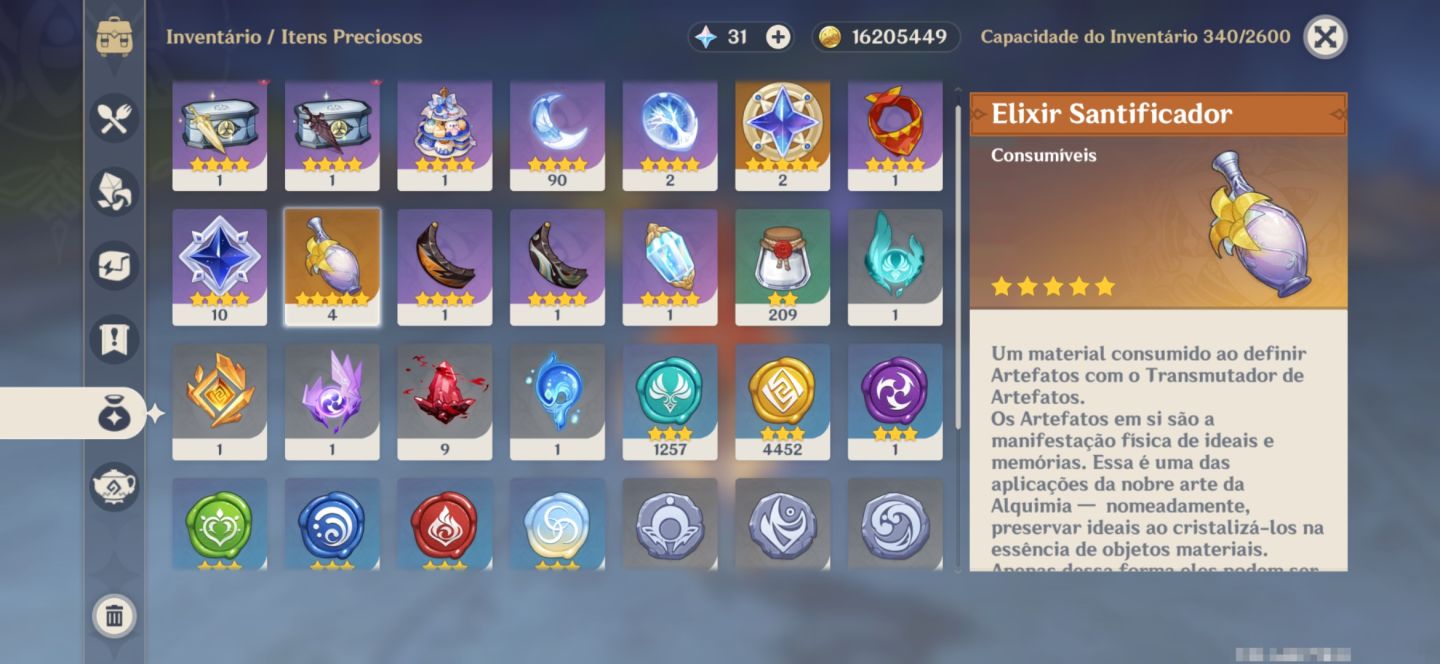 MAVUIKA +BIS, CITLALI +BIS, SHENHE E ZIBAI, Mona, Diluc, Tighnari, seletores t5!