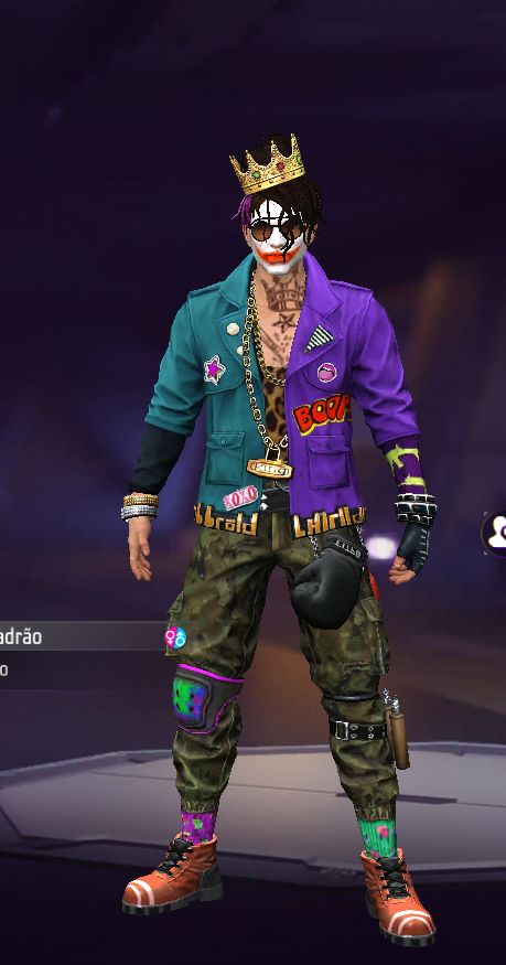 CONTA FREE FIRE +390 PEITAS, ITENS RAROS, PARCERIAS E MAIS! Olhar Descrição