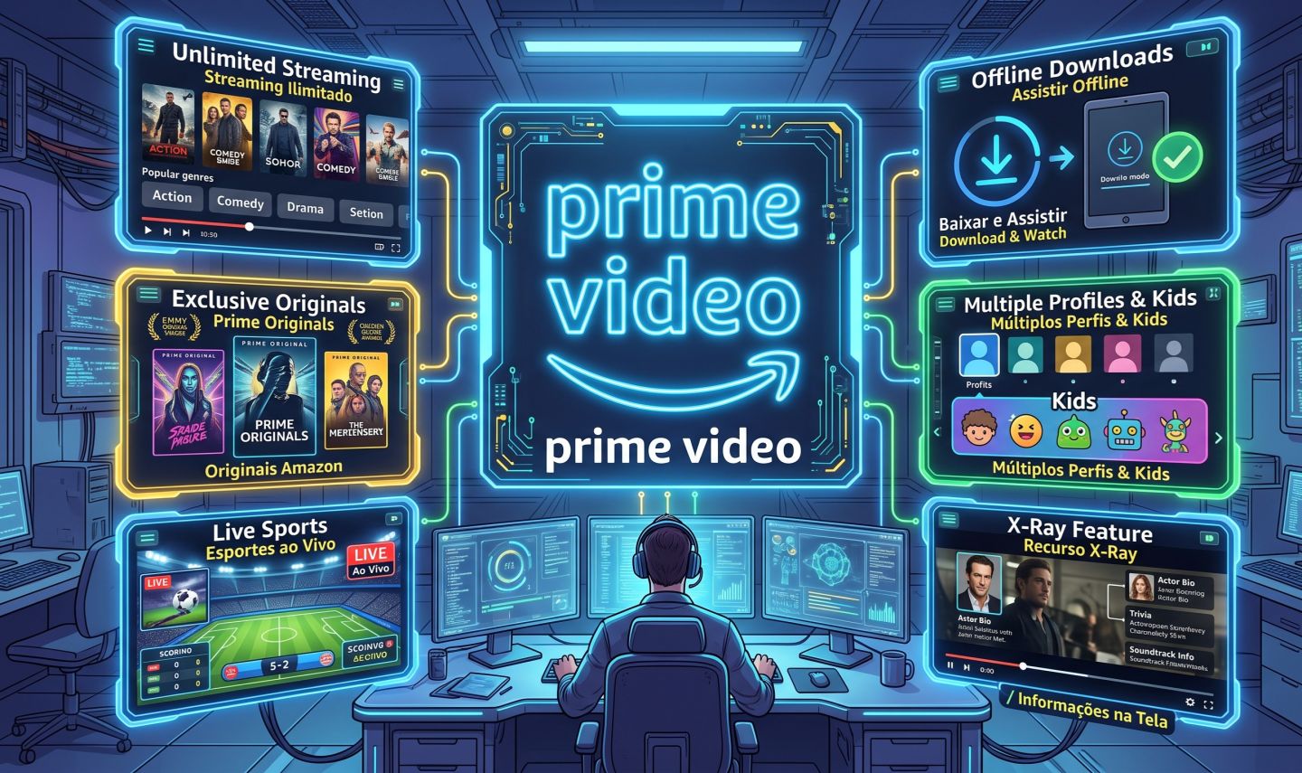 Amazon Prime Video 30 Dias + Brinde