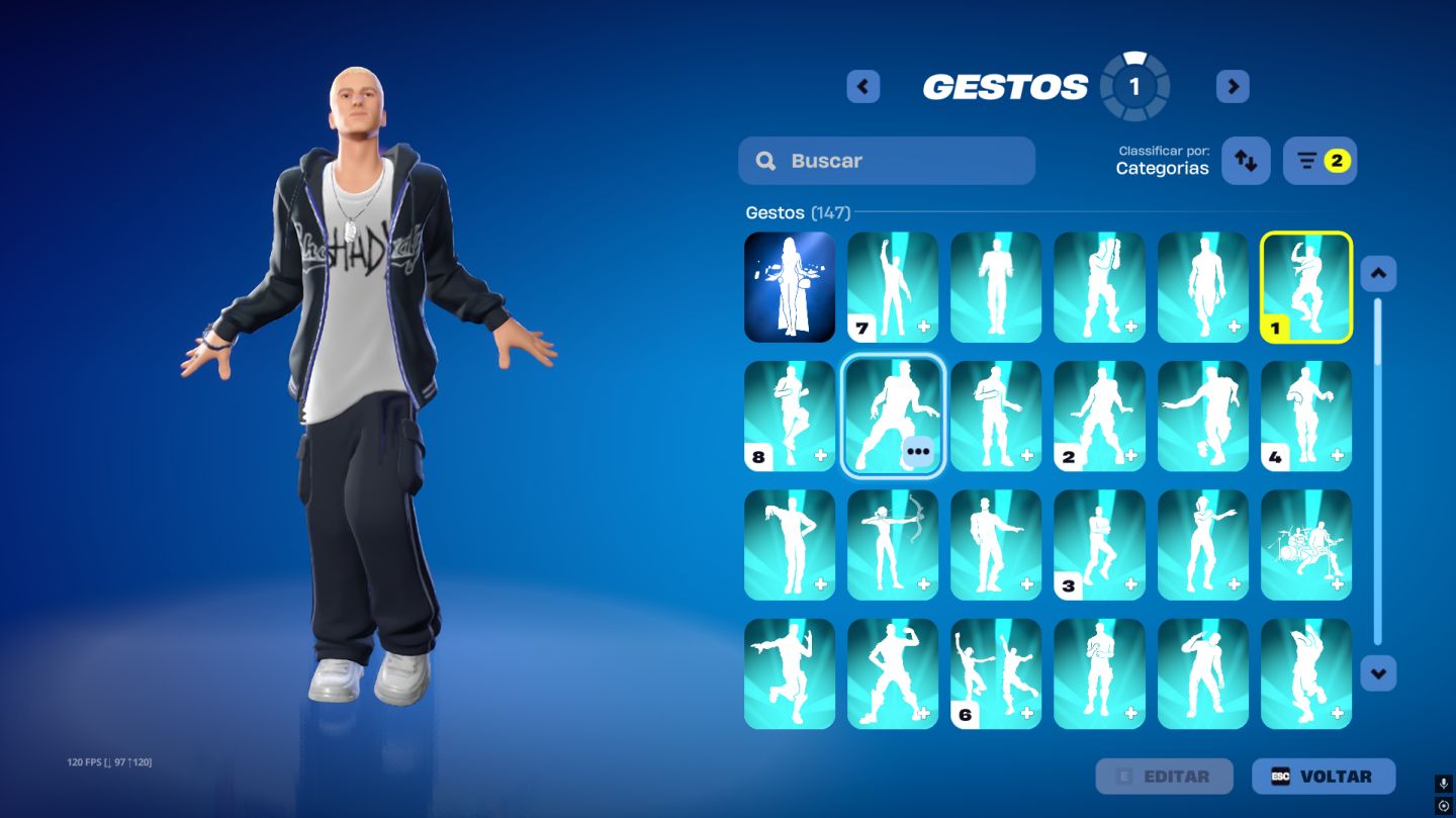 Conta Fortnite MUITO RARA +165 SKINS, com OMÊGA completo, Lara Croft, Neymar Jr.