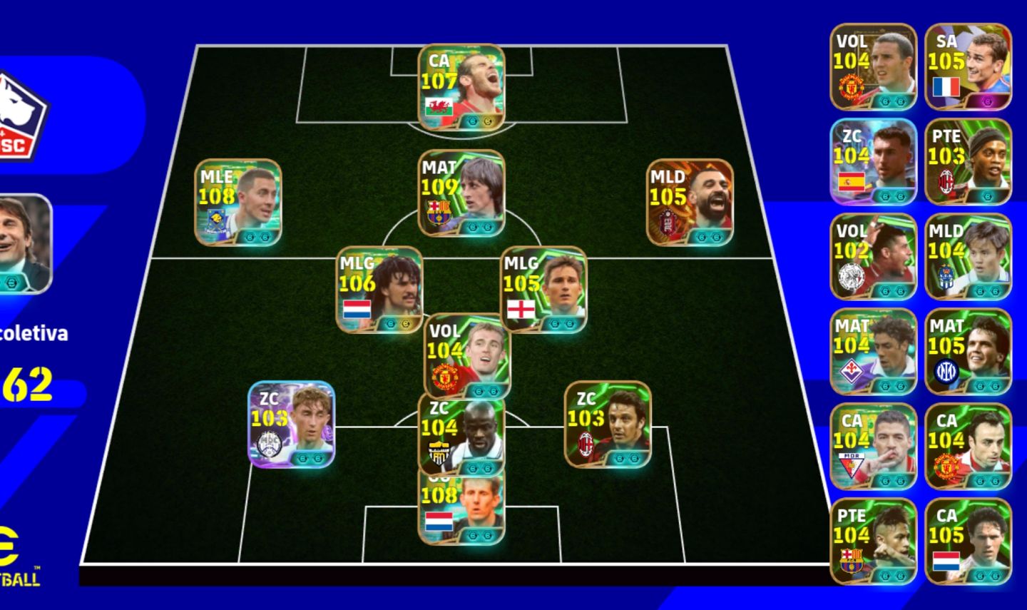 CONTA COM 3261 DE FORÇA (2 HARZARD META) TIME FULL CAMP E X1 !!!