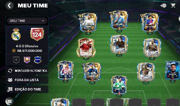 Conta fc mobile Ger 124 com 5 utots e o ataque full playstyle