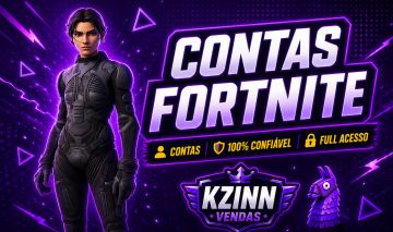 CONTAS COM SKINS, VBUCKS E PASSE - PROMOÇÃO DE 20% NA PRIMEIRA VENDA!
