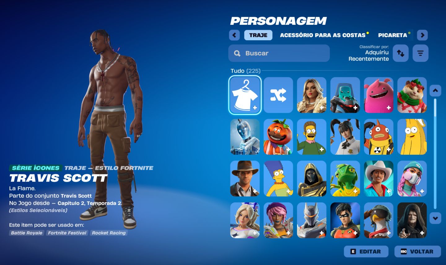 CONTA FORTNITE S7 SALVE O MUNDO | +330 JOGOS NA EPIC