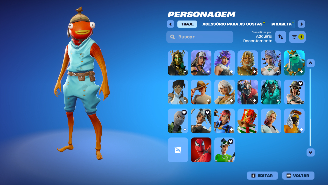 CONTA FORTNITE - COM DIVERSAS SKINS TRY HARDS