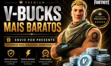 Vbucks Mais Baratos!!!! Compre qualquer itens da loja (Enviado como Presente)