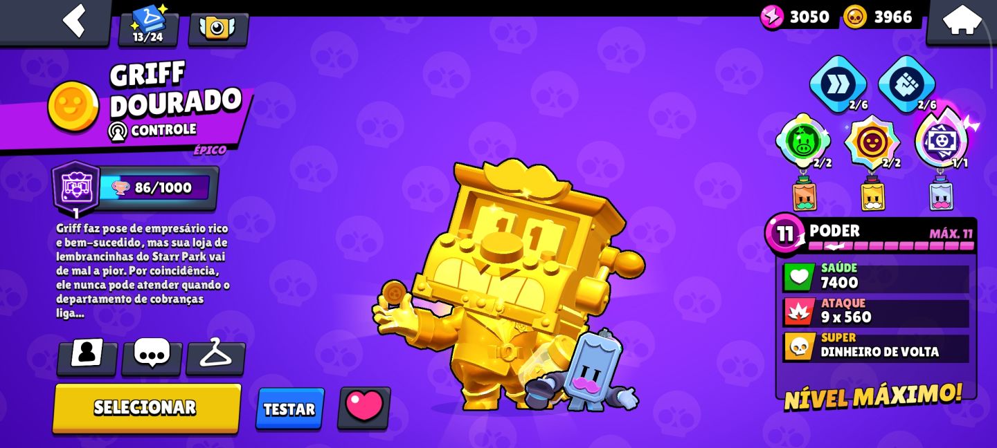 Brawl Stars | 38.000 Troféus | 101 Brawlers | 14 Lendários | 26 Hipercargas | 33