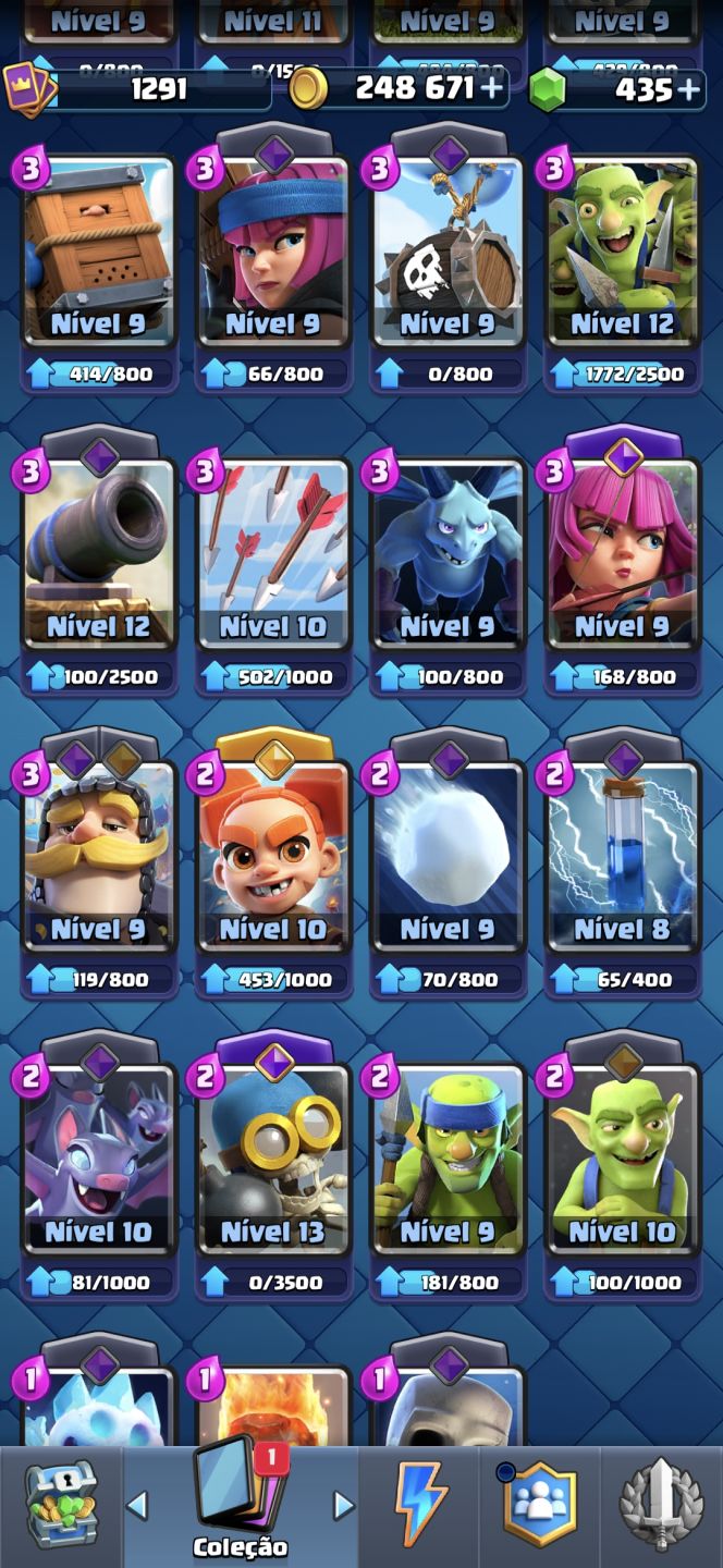 Conta clash Royale troféu: 8248