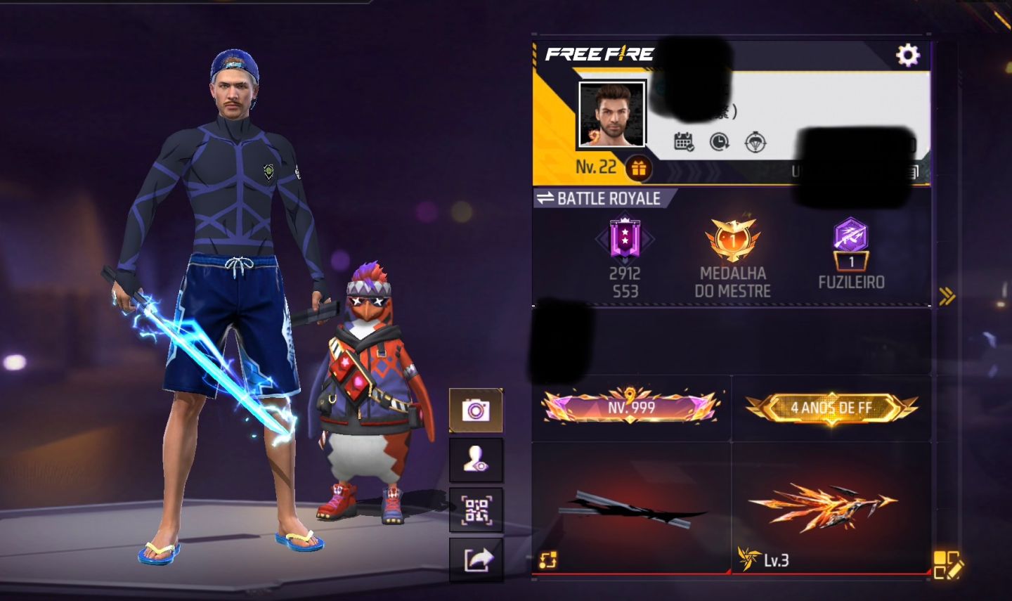 Katana sasuke , conjunto nagi e arma evolutiva