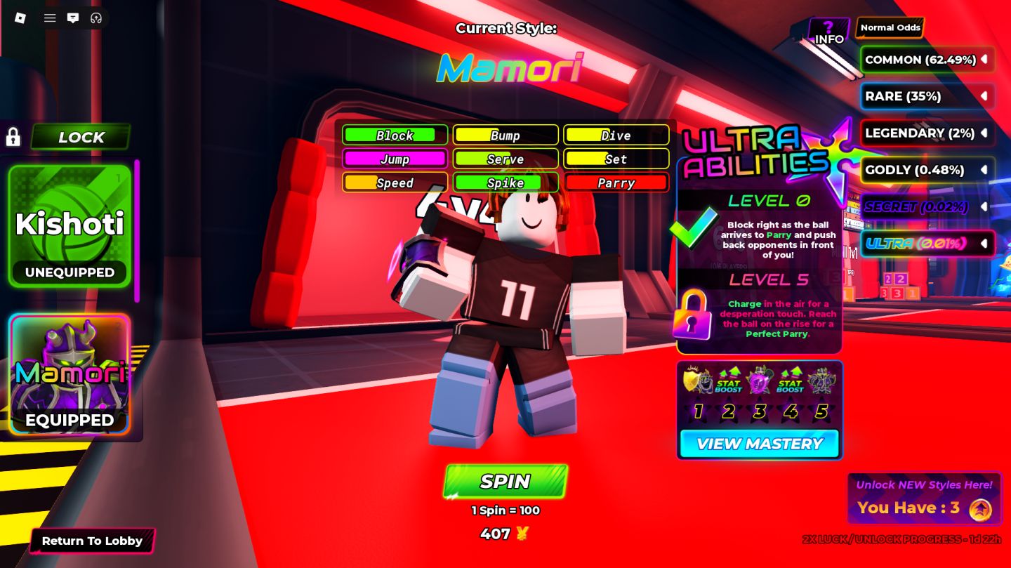 NOVO PERSONAGEM ULTRA - MAMORI - VBL VOLLEYBALL LEGENDS