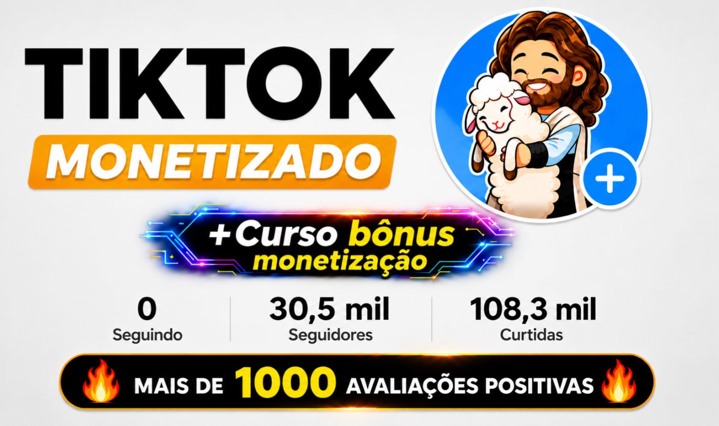 TIKTOK MONETIZADO | live | Seguidores Reais | Sem documento | tiktok shop