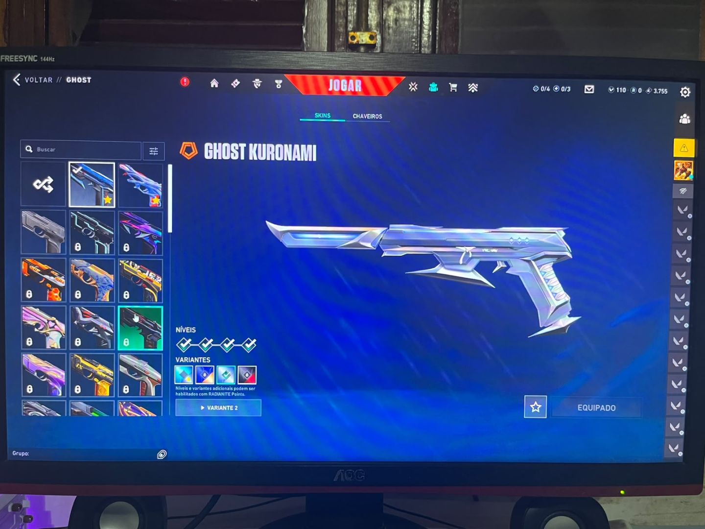CONTA COM MAIS DE 2K GASTO