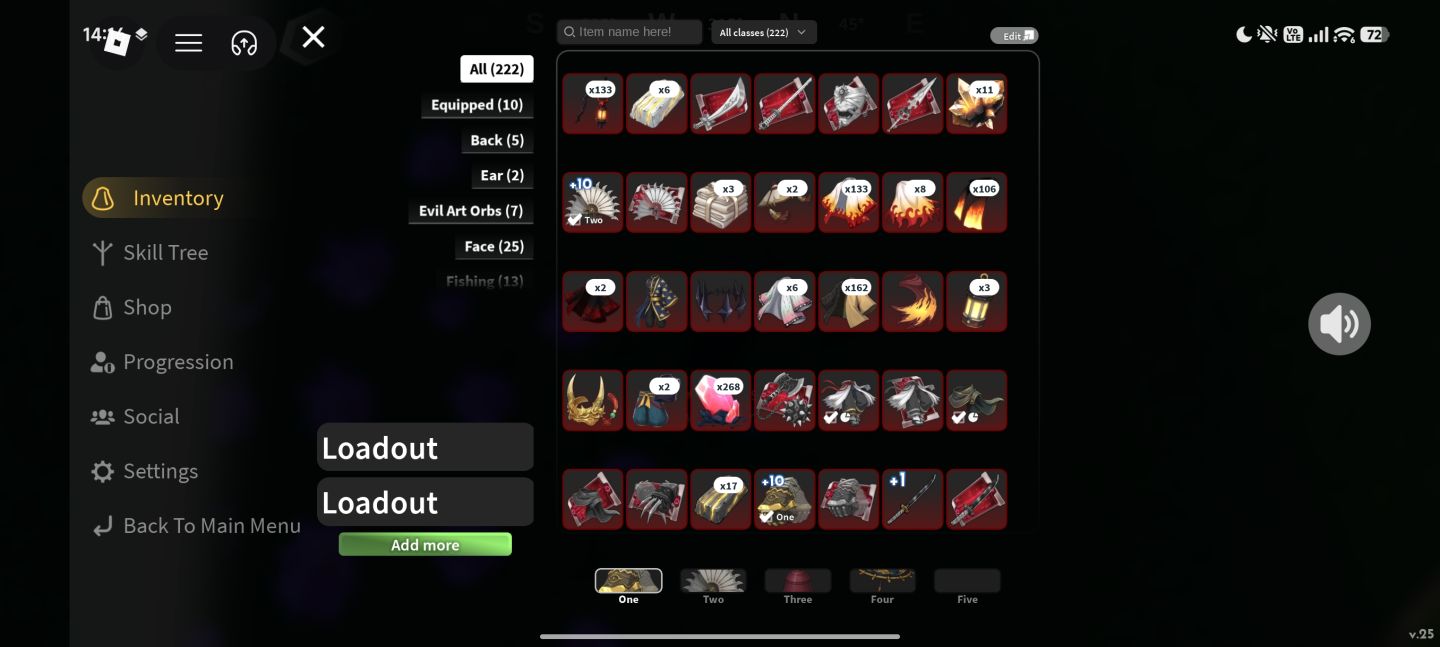 Conta slayer 2 muito forte com 2 equipamentos 10+ de refino