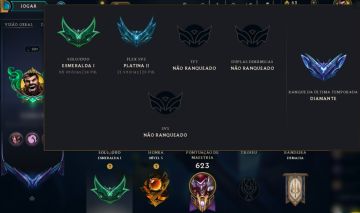 Conta ESMERALDA 1, 115 SKINS, NÍVEL 391