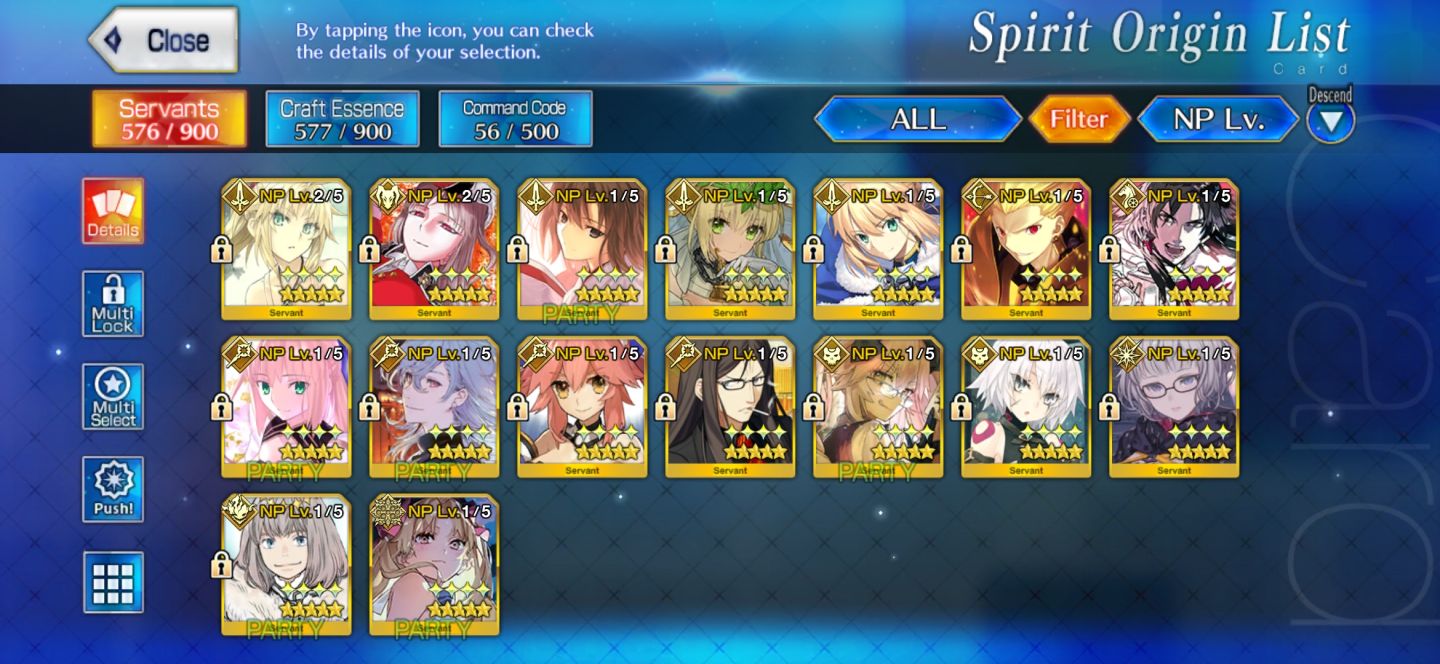 FGO NA Starter Babylon | 16 SSR (18 NP) | Full Meta Supports