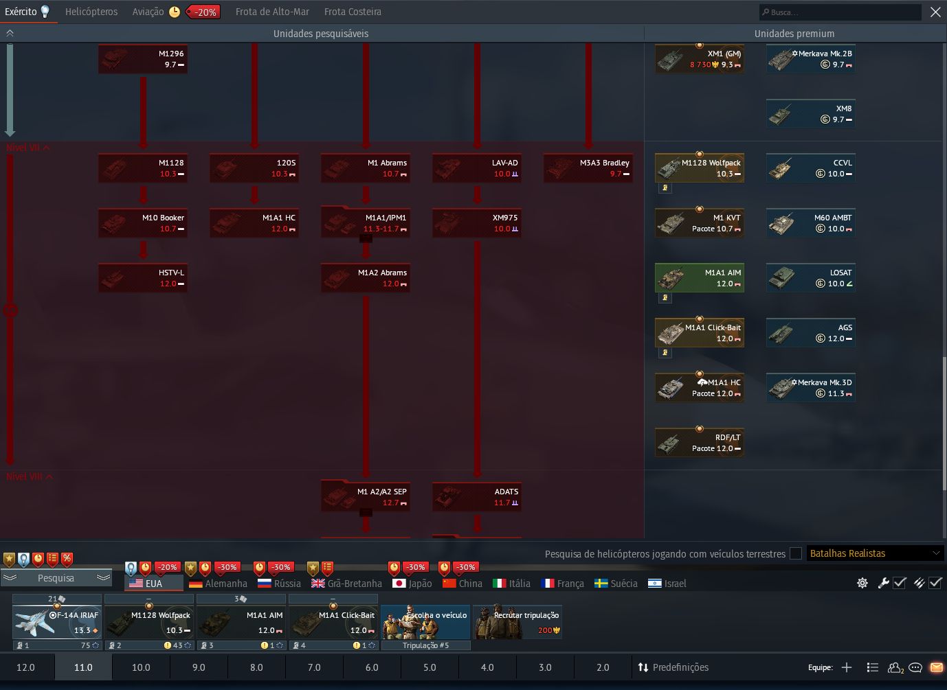 CONTA DE WAR THUNDER LEVEL 100