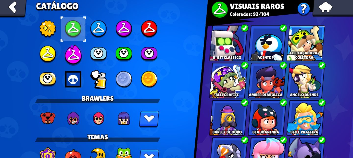 CONTA BRAWL STARS FULL 11 + 80 HIPERCARGAS