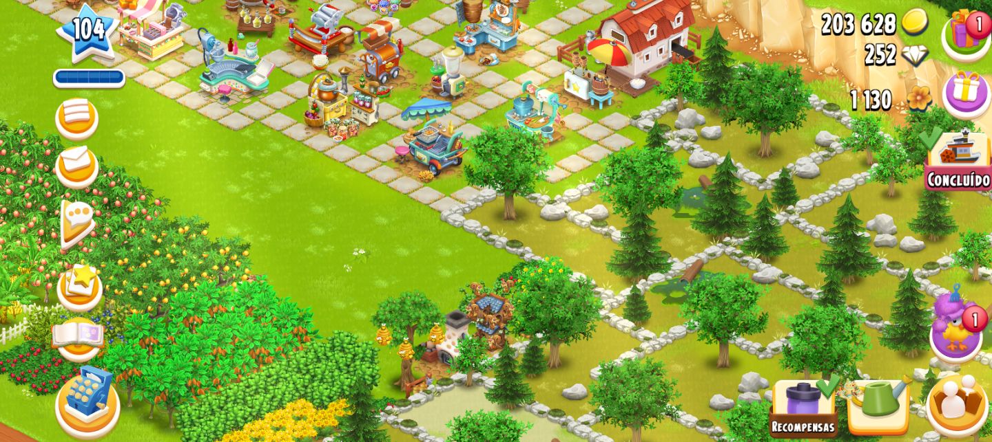 Vende-se Fazenda Hay Day! Nível: 104 (Única dona)
