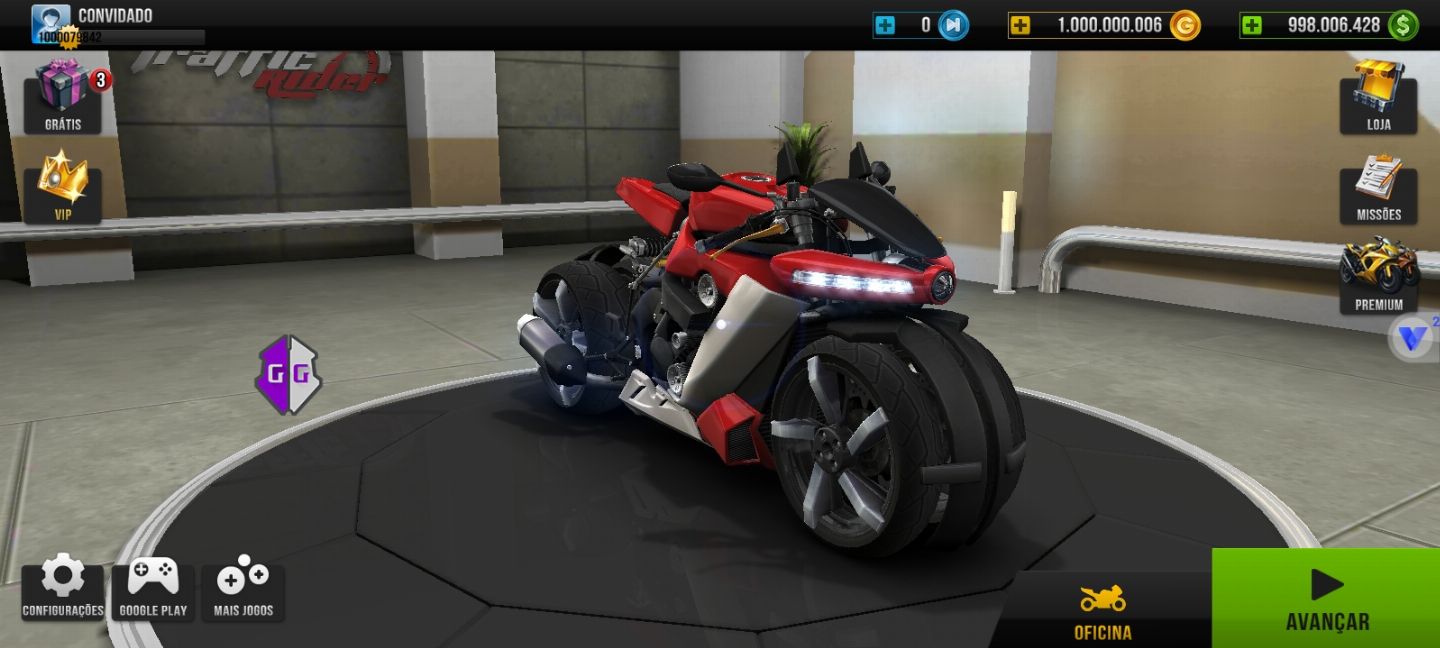 CONTAS TRAFFIC RIDER (FULL ACESSO)