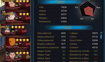 CONTA NARUTO ONLINE | 1KK+ FORÇA | TOP 33 | 418 DIAS MEDALHA| MADARA4S +HASHI 4S