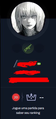CONTA PRIME CS2 LEVEL 20 GC, LEVEL 10 FACEIT, SEM RANK ESPECIAL, LVL 10 STEAM