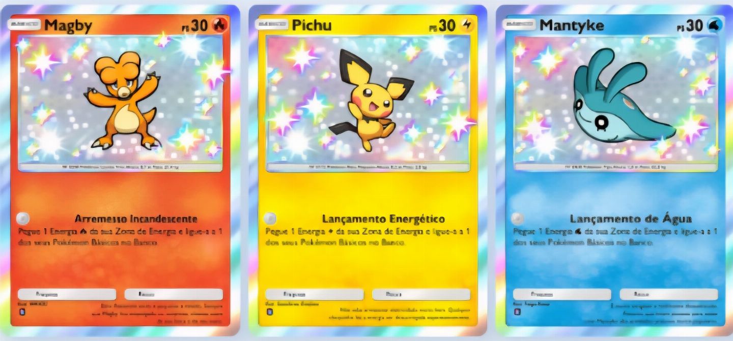 CARTAS TREINADOR, POKÉMON FA/RB, MEGA, BABY SHINY, 1-4 DIAMANTES