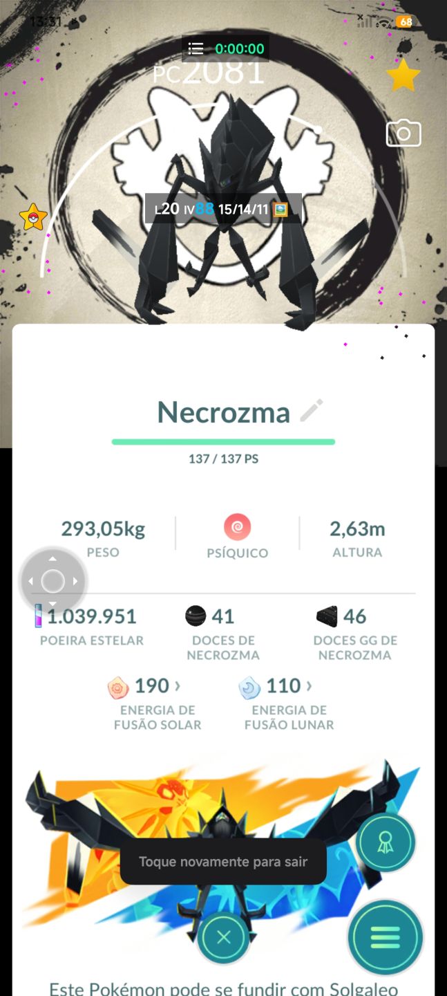 Venda de lendário no Pokémon e transformação de lendário e Pokémon na promoção..