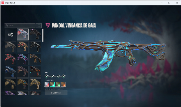 CONTA DE VALORANT NVL 132 COM SKINS DE VANDAL (GAIA, SINGULARIDADE E ZEROFANG)