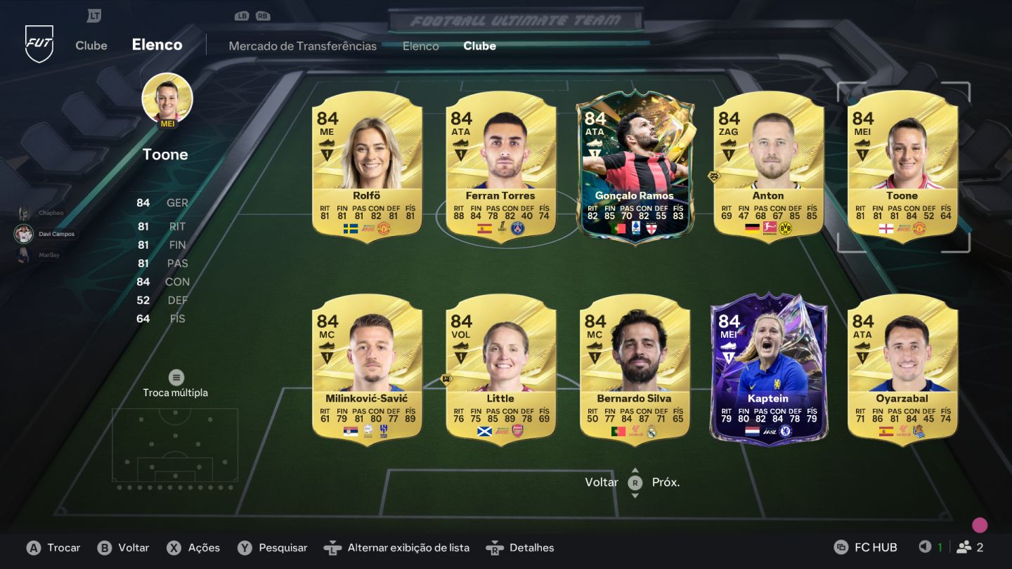 EA FC 27 CONTA SUPER META- PATO, OKOCHA E HANSSEM - ULTIMATE PLUS - STEAM
