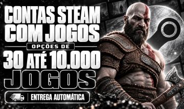 Contas Steam Com 15K De Jogos Atuais Para PC Steam Offline [ENTREGA AUTOMÁTICA]