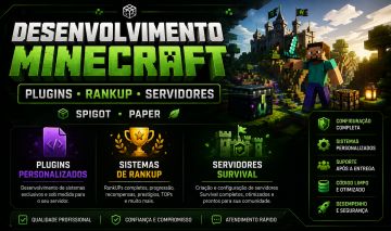 Desenvolvimento e Configuração de Servidores Minecraft para Minecraft