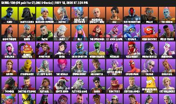 Conta Fortnite 150 Skins | Ariana Grande, Harley Quinn, Spider-Gwen