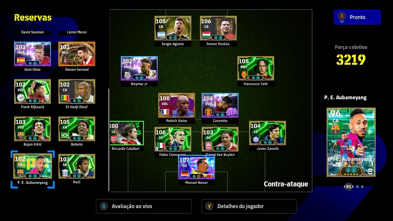 Conta eFootball steam