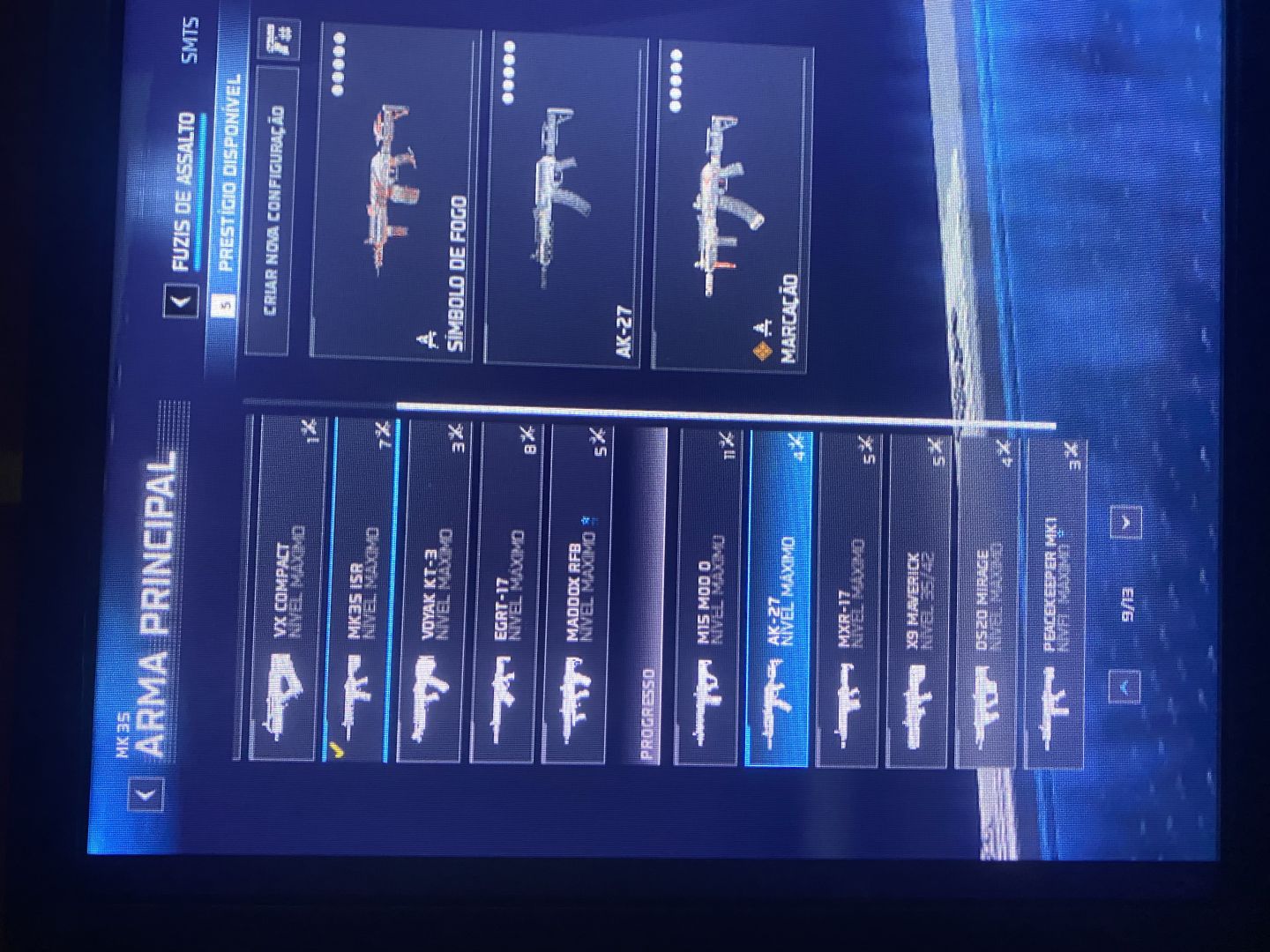 Conta warzone top com varias skins valeria iceflow dentre outras
