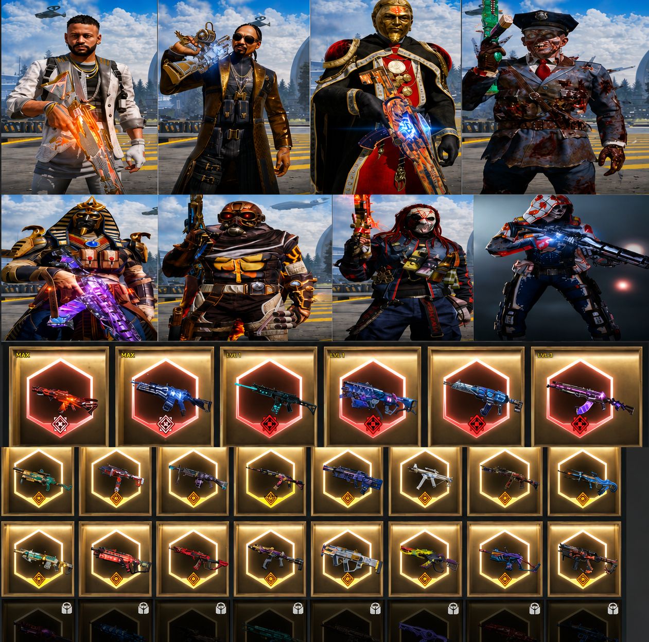 Conta COD MOBILE muito rara e gemada! Com skins valiosas e personagens!