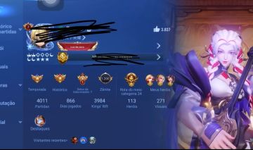 Conta honor of Kings a venda, nobreza 7, login por e-mail