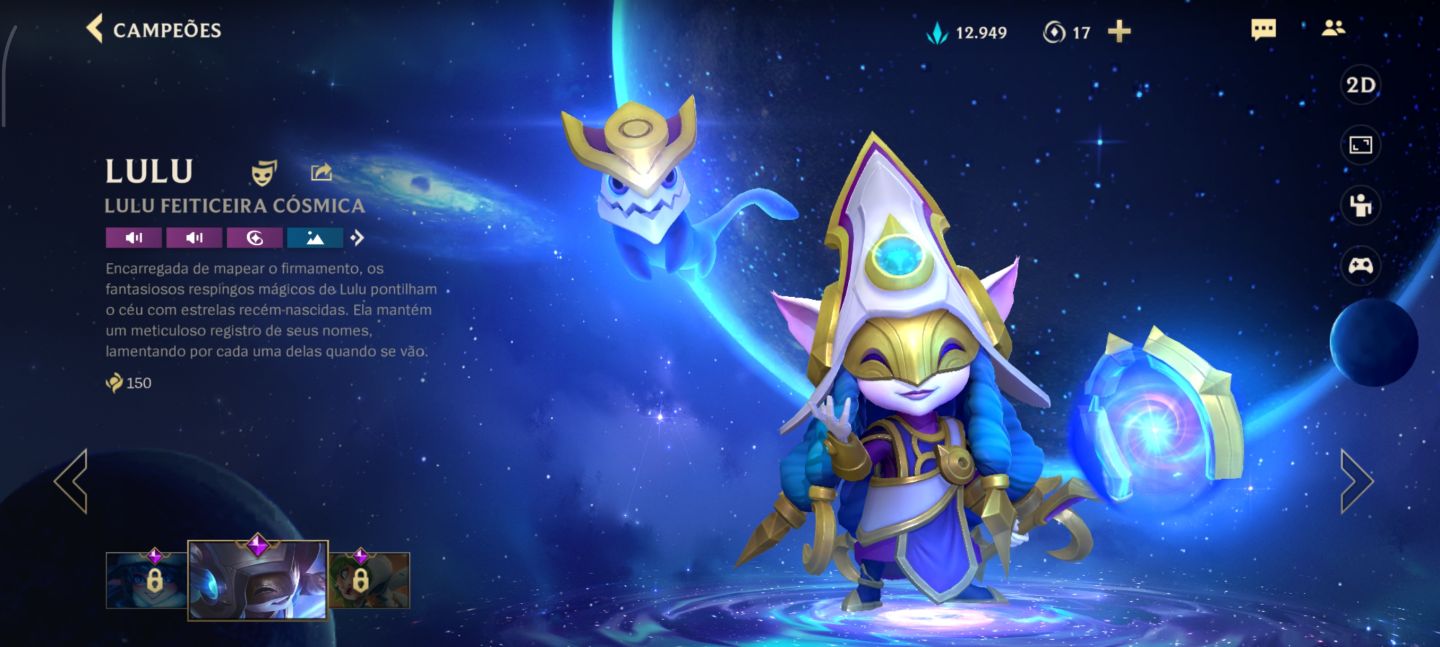 CONTA WILD RIFT (76 SKINS NO TOTAL)