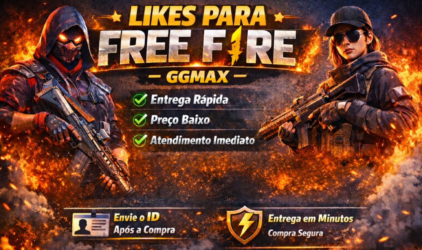 LIKES PARA FREE FIRE ( melhor qualidade e preço )
