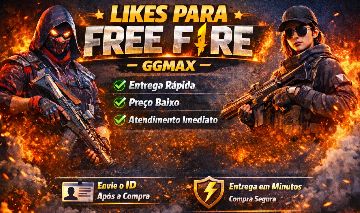 LIKES PARA FREE FIRE ( melhor qualidade e preço )