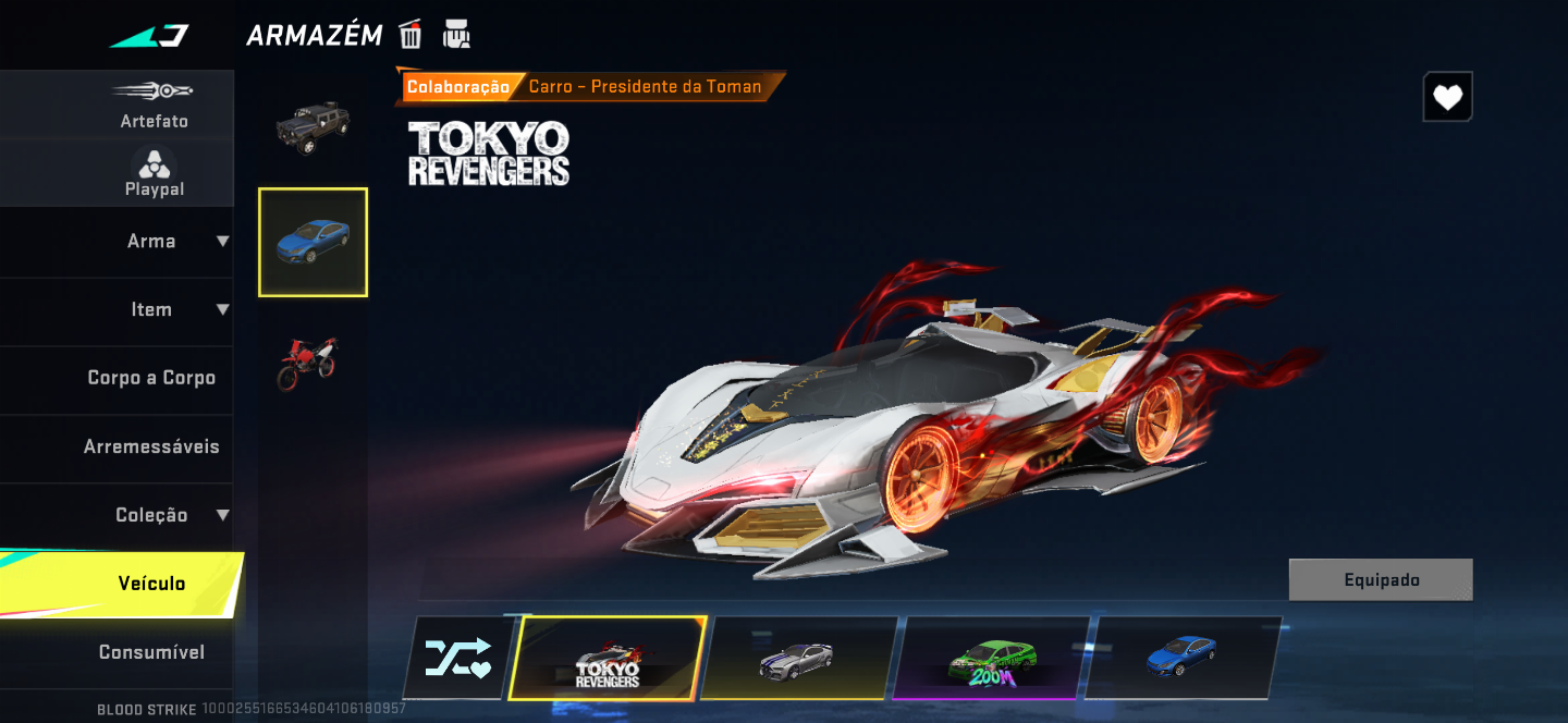 CONTA BLOOD STRIKE SKIN IZANA(VOLT) EVO SPEAR GELIDA