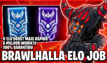 [ENTREGA RÁPIDA] BRAWLHALLA ELO JOB / ELO BOOST | TODOS OS RANKS | RANKED 1V1