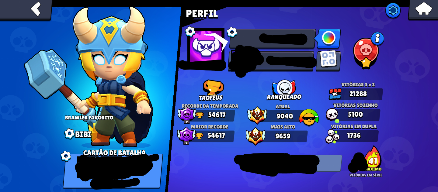 UPO/SUBO SUA CONTA, TROFÉUS, PASSE COMPLETO, PASSE RANQUEADO - BRAWL STARS