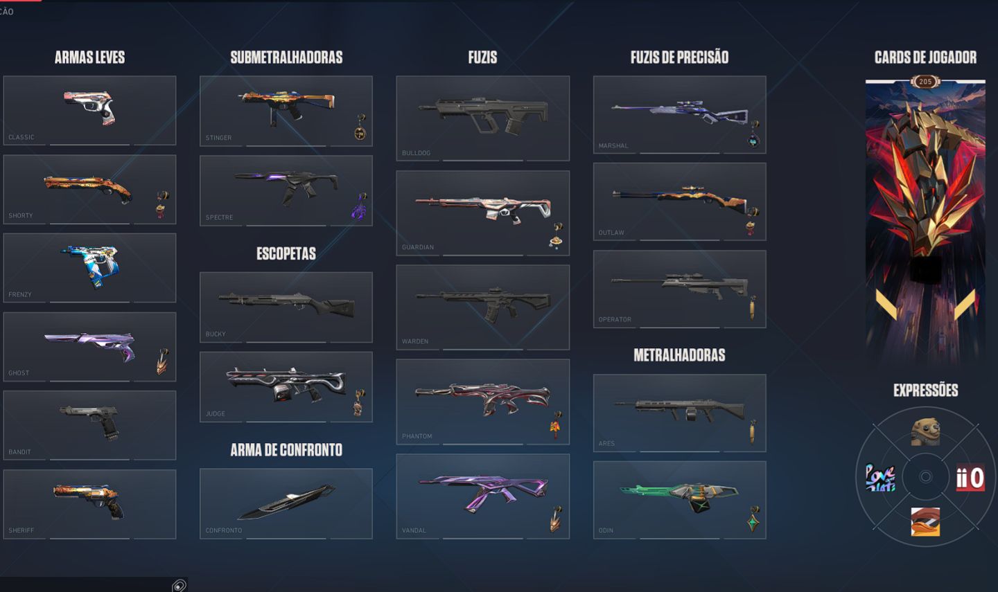 Conta Valorant Low Elo com Bastante Skin - PREÇO BAIXO PRA SAIR LOGO