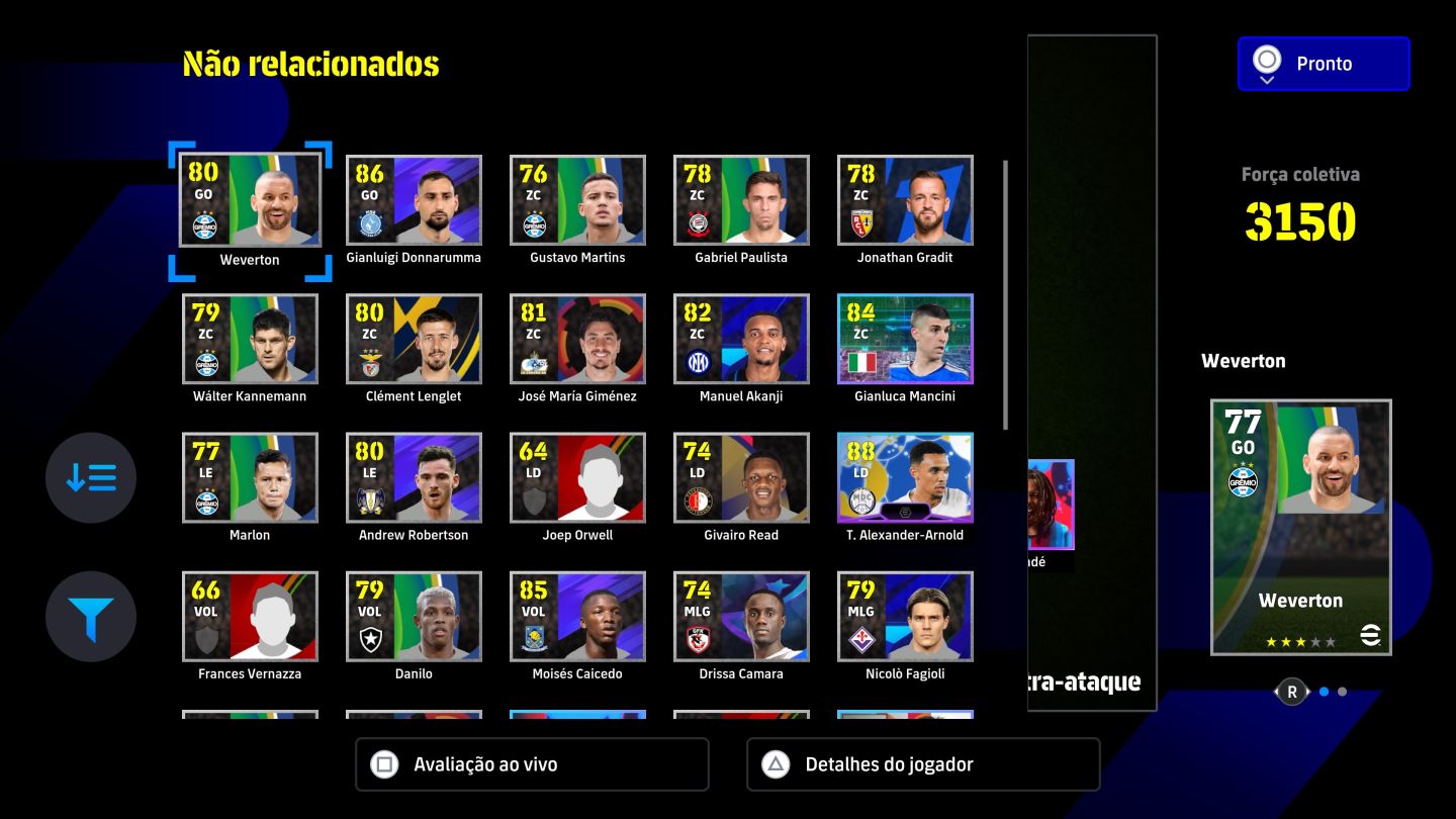 Conta EFOOTBALL PS5/PS4/PSN