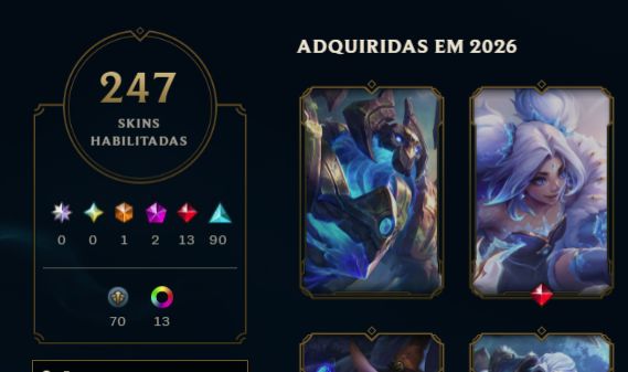 CONTA RARA 2012 (S2) | +200 SKINS | ÍCONES VETERANO | ÚNICO DONO