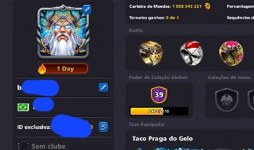 Conta de 8 ball pool