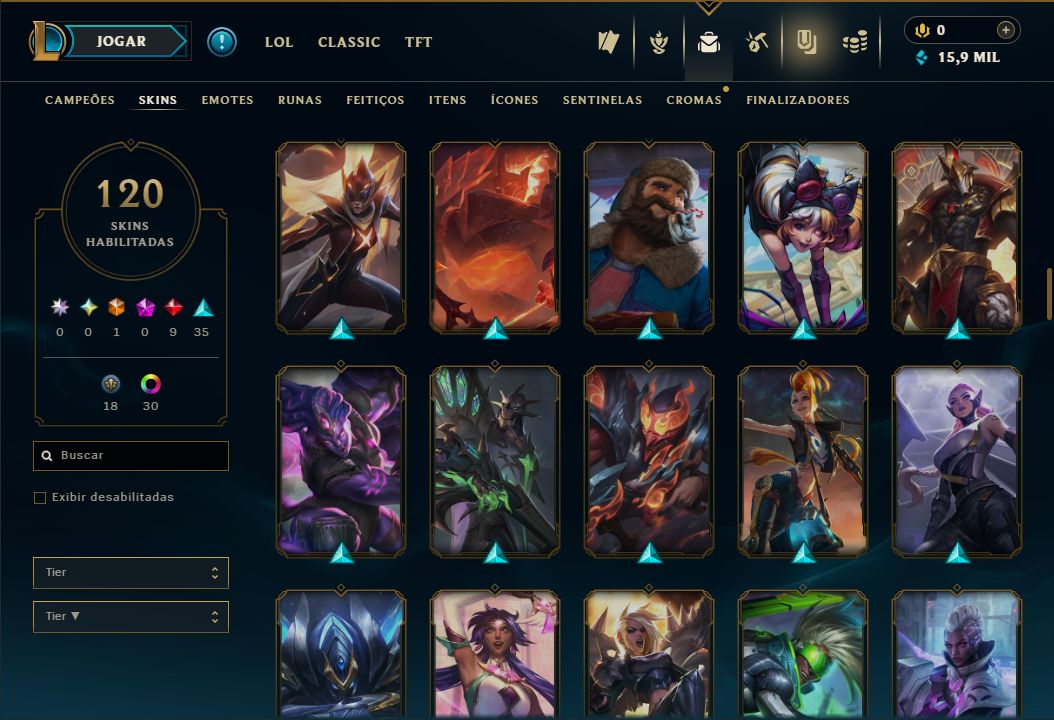 SKIN LENDÁRIA YASUO DRAGÃO + [ QUASE 150 SKINS HABILITADAS ] + [ TROCA NICK ]