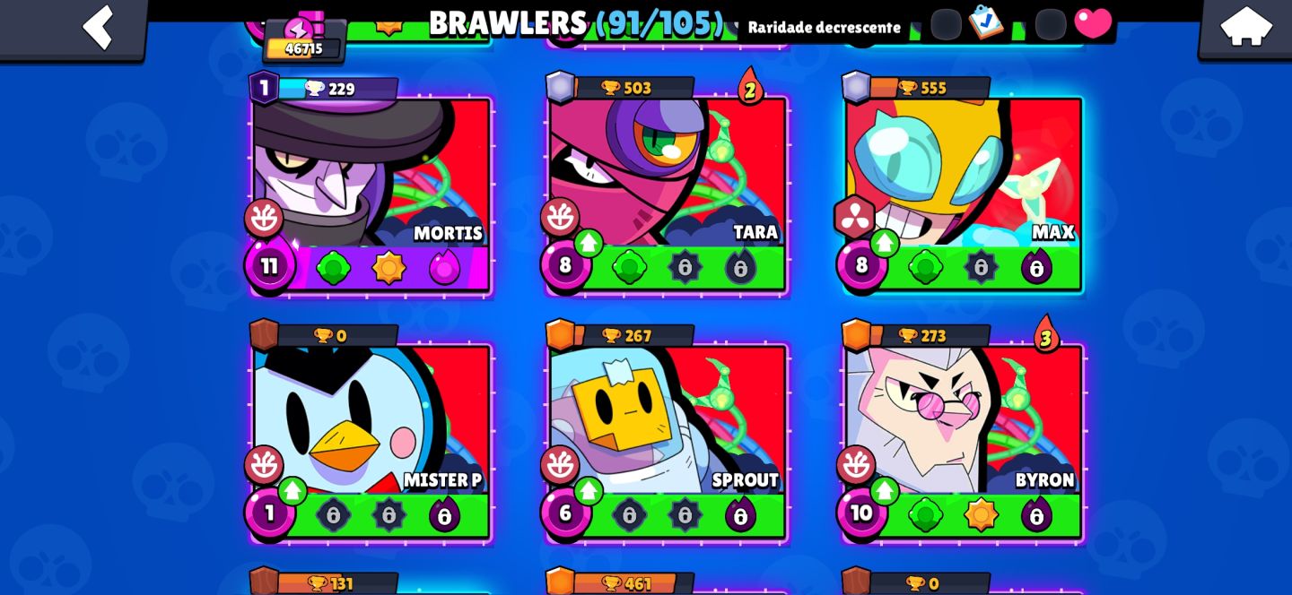 Conta de Brawl stars 46K de troféus