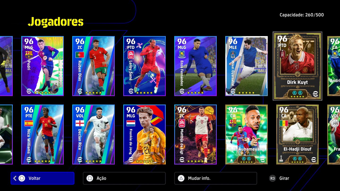 Conta Efootball Playstation ( Messi 110 Over e +)
