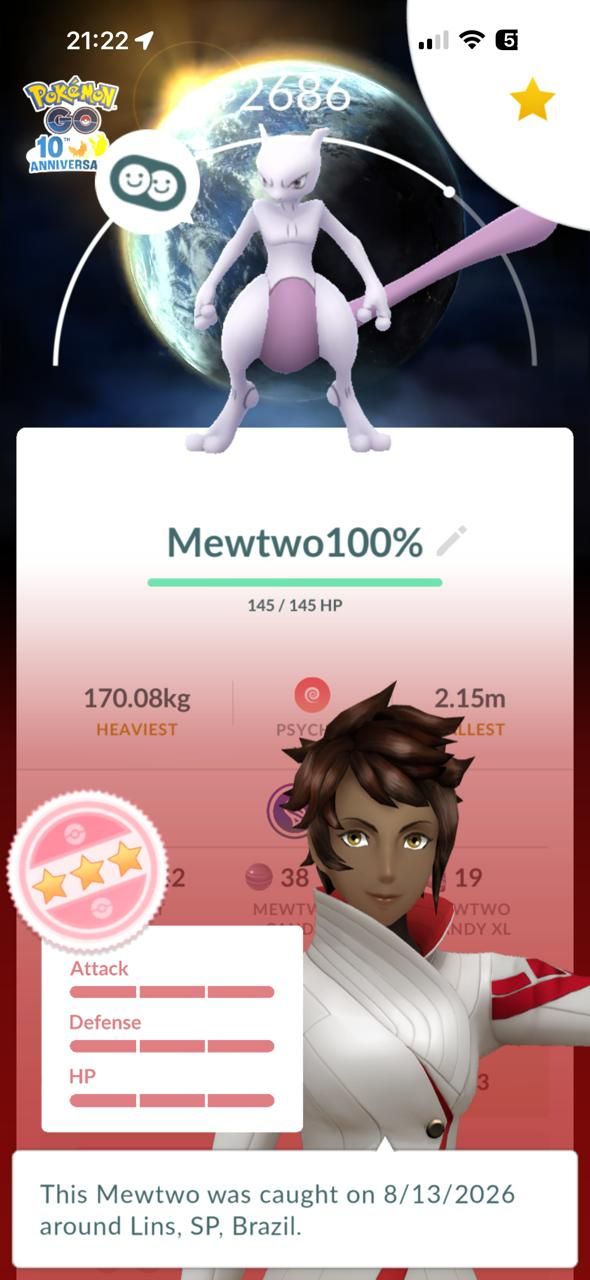 CONTA POKEMONGO LVL70 COM LENDÁRIOS SHINY